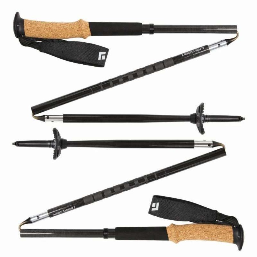 Randonn E * | Nouveau Black Diamond Alpine Z Z-Poles Batons Randonnee Carbon