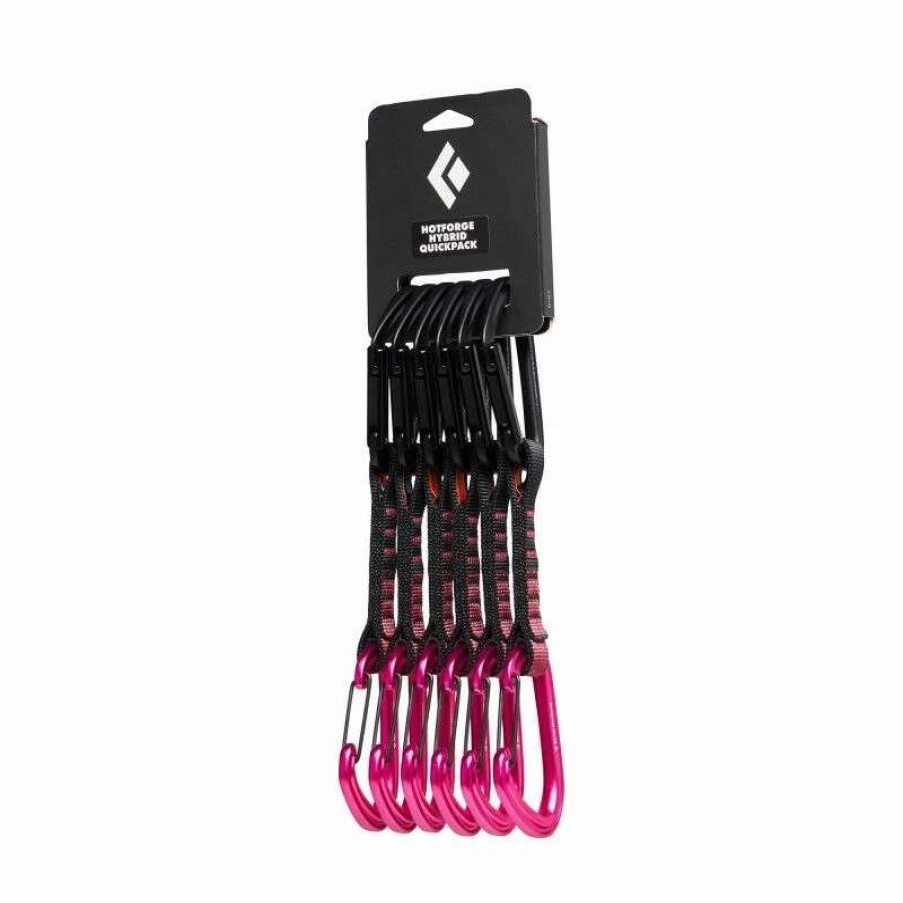 Escalade * | Vente Flash Black Diamond Hotforge Hybrid Quickpack 12 Cm Lot De 6 Degaines Ultra Pink