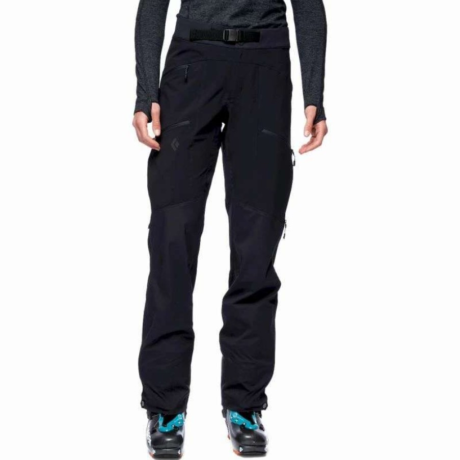 Femme * | Vente Flash Diamond Dawn Patrol Hybrid Pants Pantalon Ski De Randonnee Femme Black