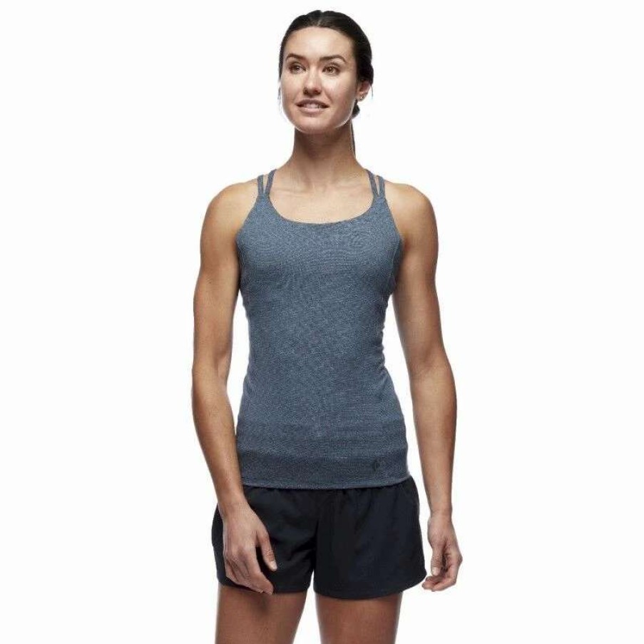 Femme * | Vente Flash Black Diamond Talus Tank Debardeur Femme Ink Blue