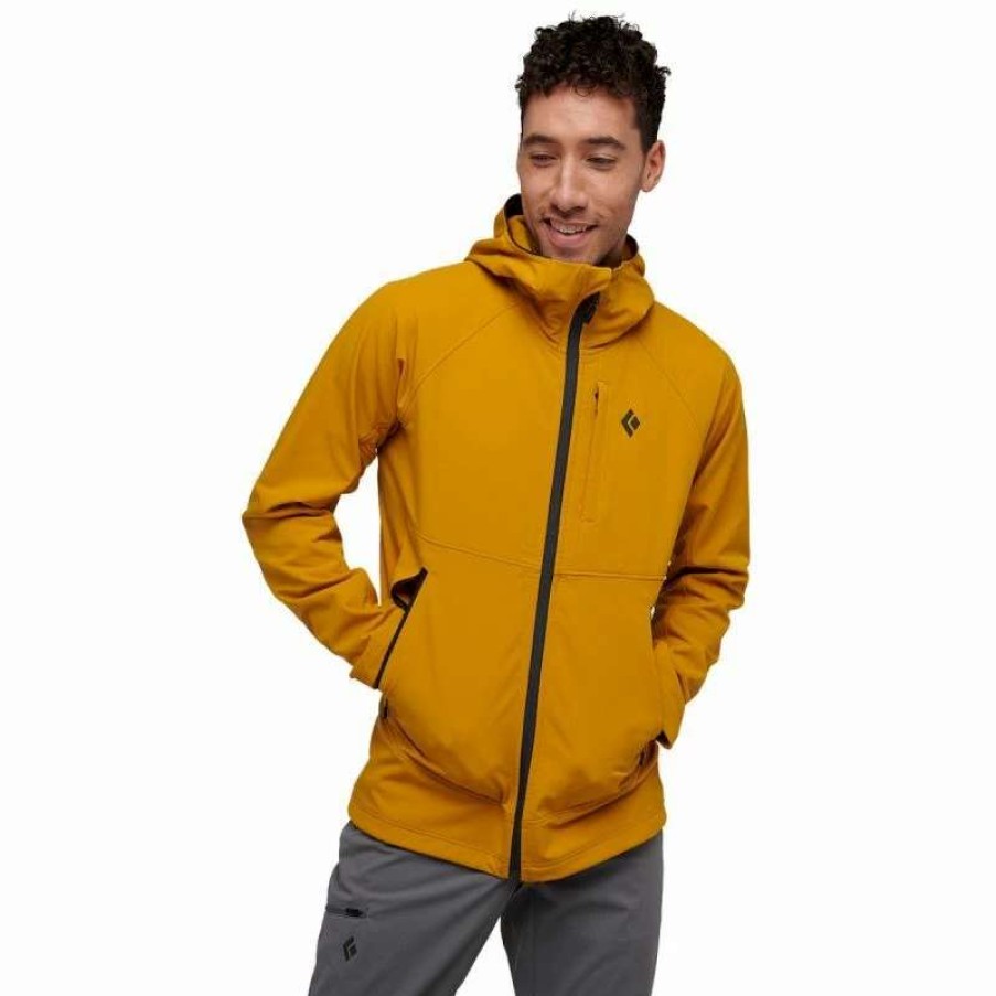 Homme * | Tout Neuf Black Diamond Element Hoody Polaire Homme Amber