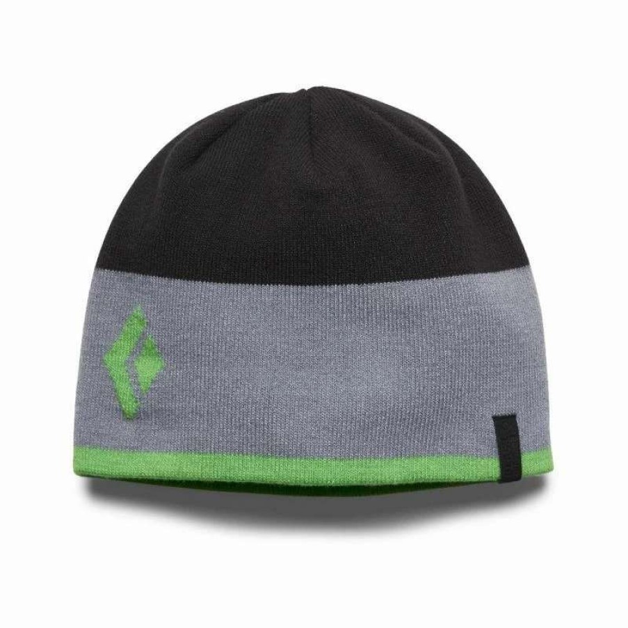 Homme * | Offres Black Diamond Olympus Beanie Bonnet Black / Vibrant Green