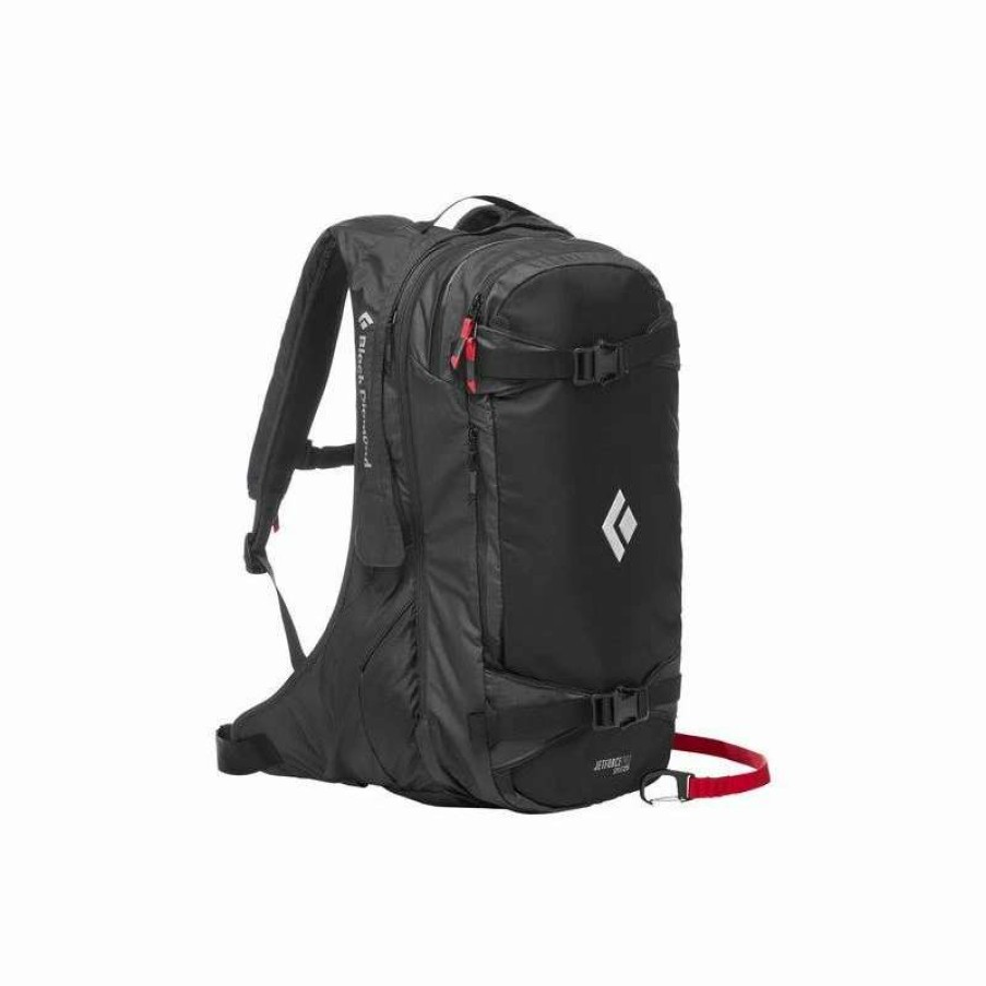 Sports D'Hiver * | De Gros Diamond Jetforce Pro Split Pack 25L Sac A Dos Airbag Black