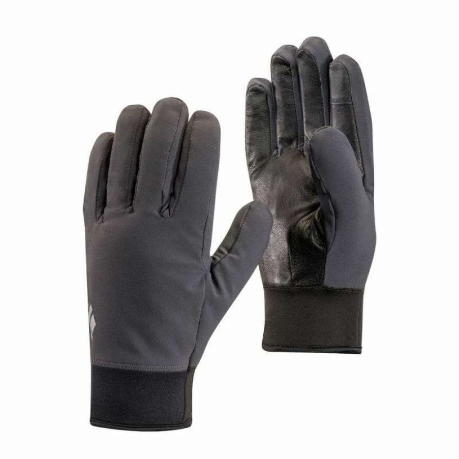 Homme * | Sortie Black Diamond Midweight Softshell Gants Ski Smoke