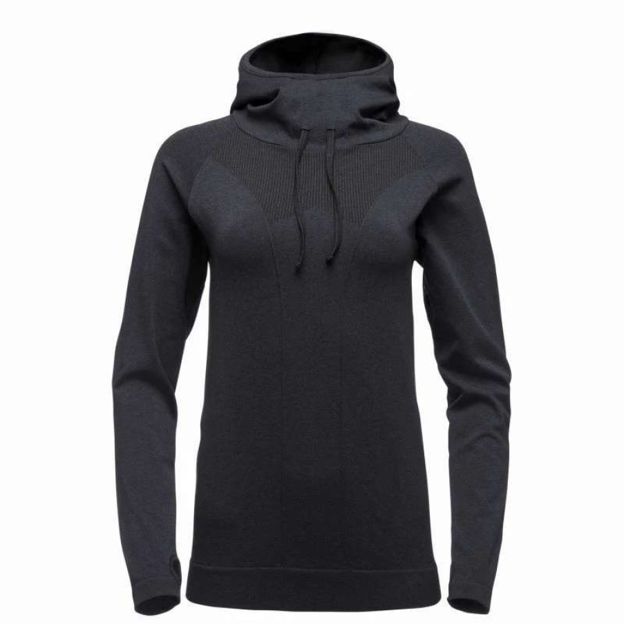 Femme * | Meilleure Vente Black Diamond Crux Hoody Sweat A Capuche Femme Carbon