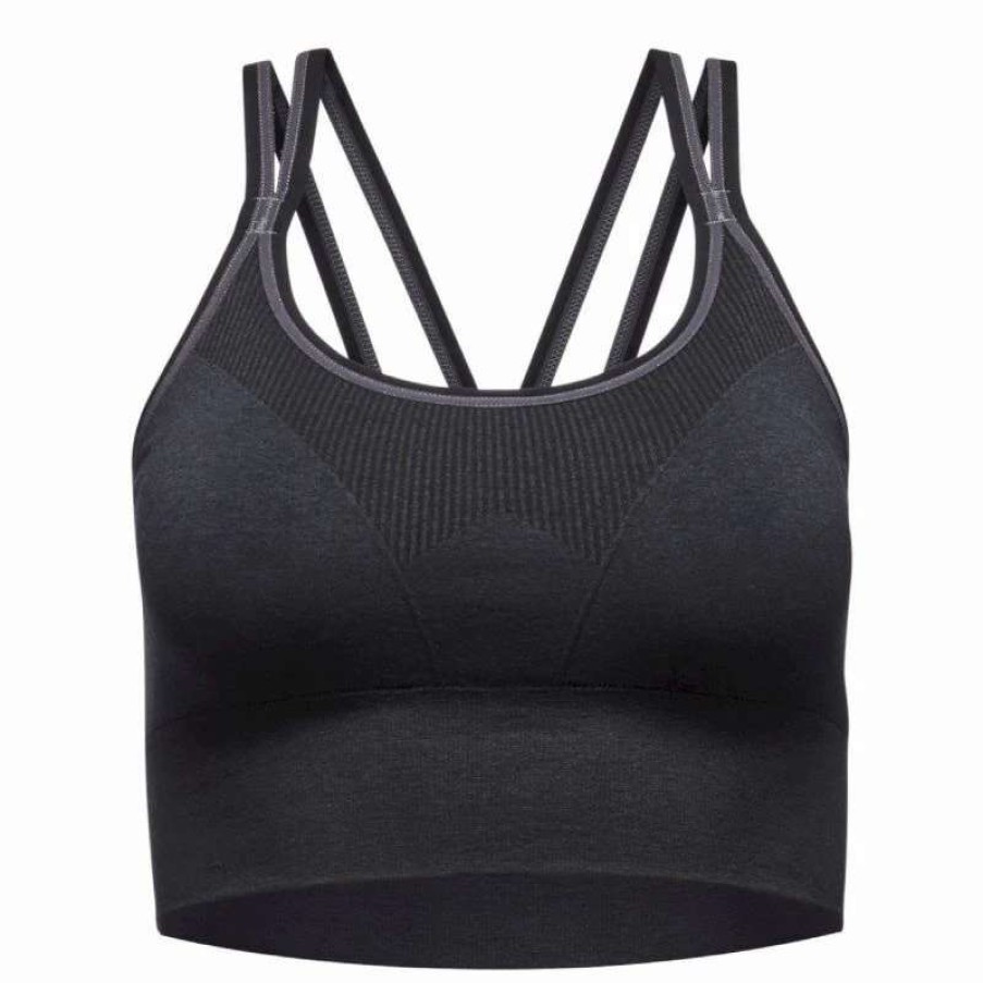 Femme * | Budget Black Diamond Crux Bra Brassiere De Sport Femme Carbon