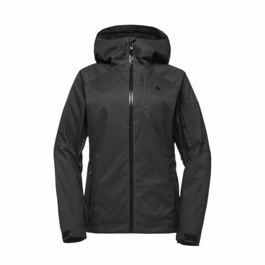 Femme * | Meilleure Vente Diamond Boundary Line Insulated Jacket Veste Ski Femme Black