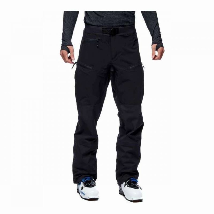 Homme * | Sortie Diamond Dawn Patrol Hybrid Pants Pantalon Ski Homme Black