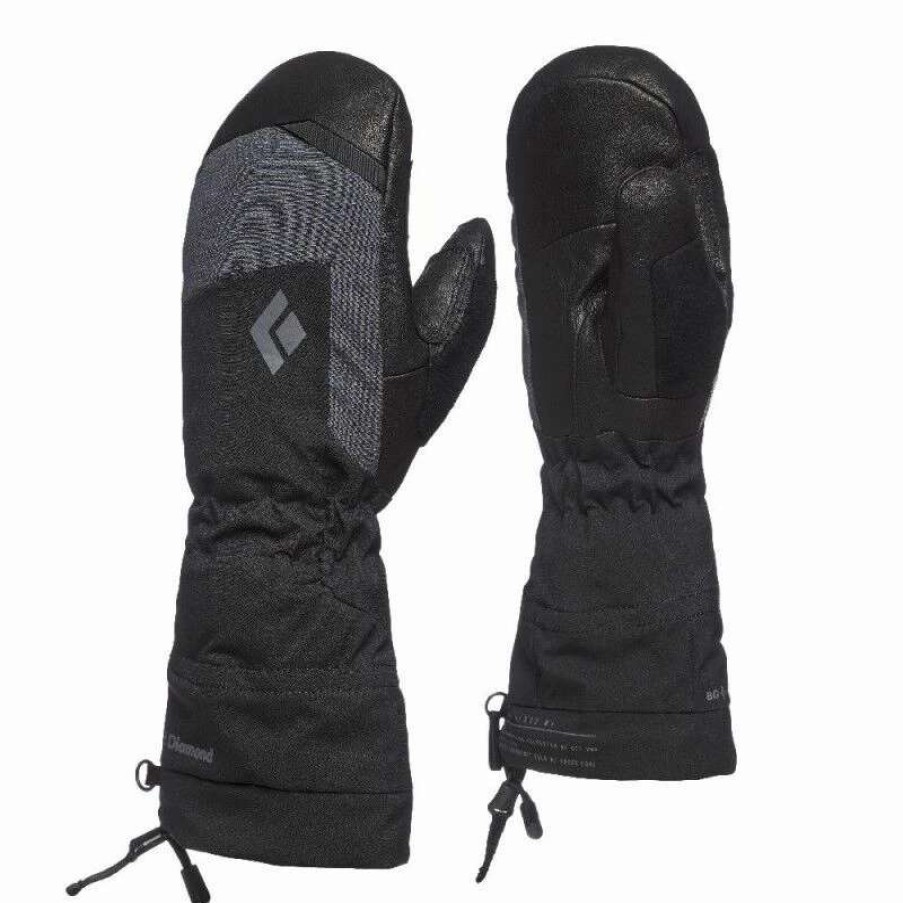 Femme * | Nouveau Diamond Mercury Mitts Moufles Femme Black